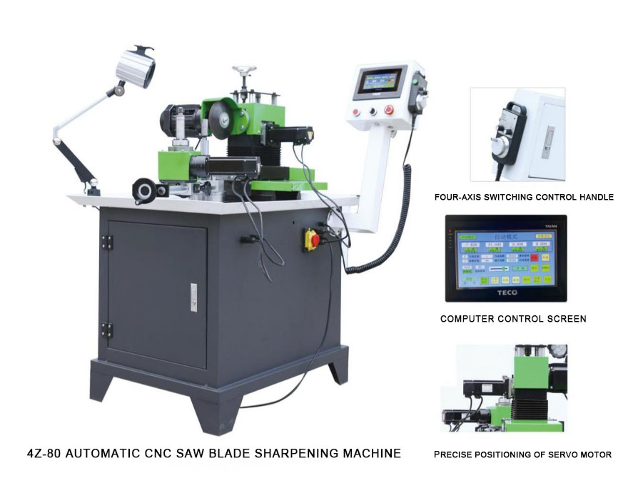 Máquina retificadora automática de engrenagens Máquina apontadora de lâmina de serra